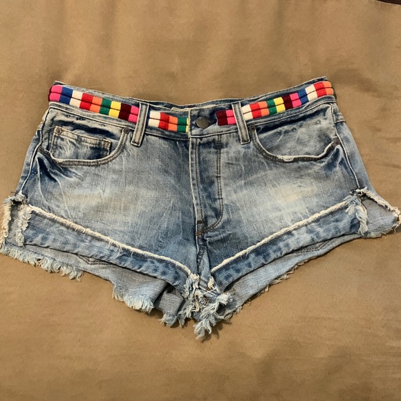 Free People Eliot Embroidered Cutoff Shorts - Picture 7 of 9